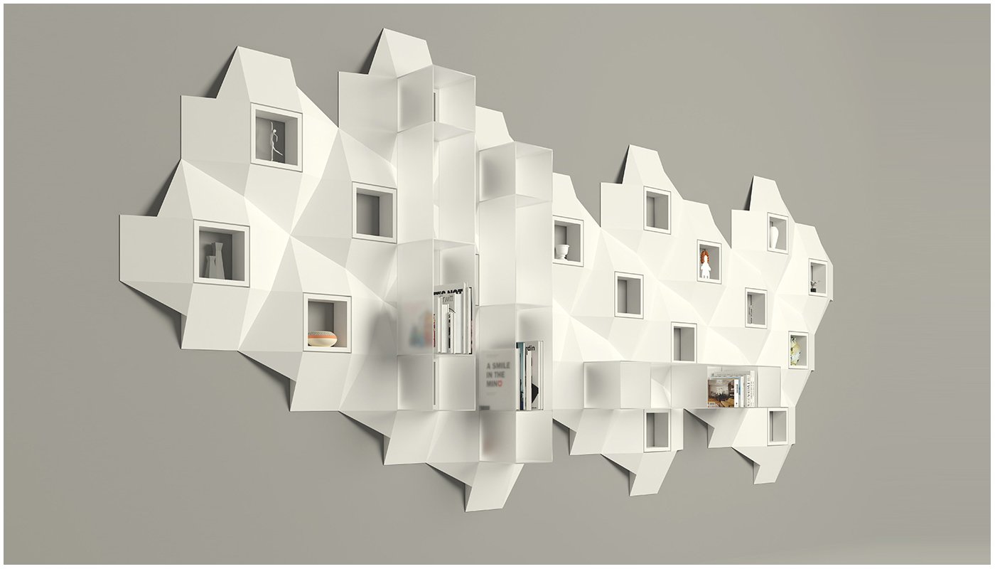 The cross bookcase, image 1
