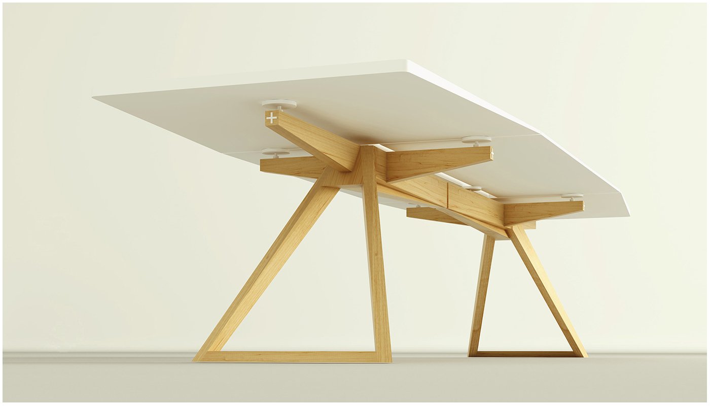 White table, image 2