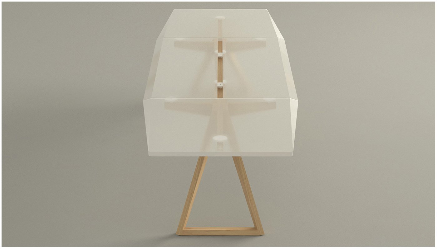 White table, image 3